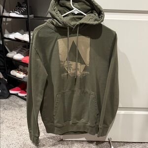 Volcom Army Green Graphic Hoodie